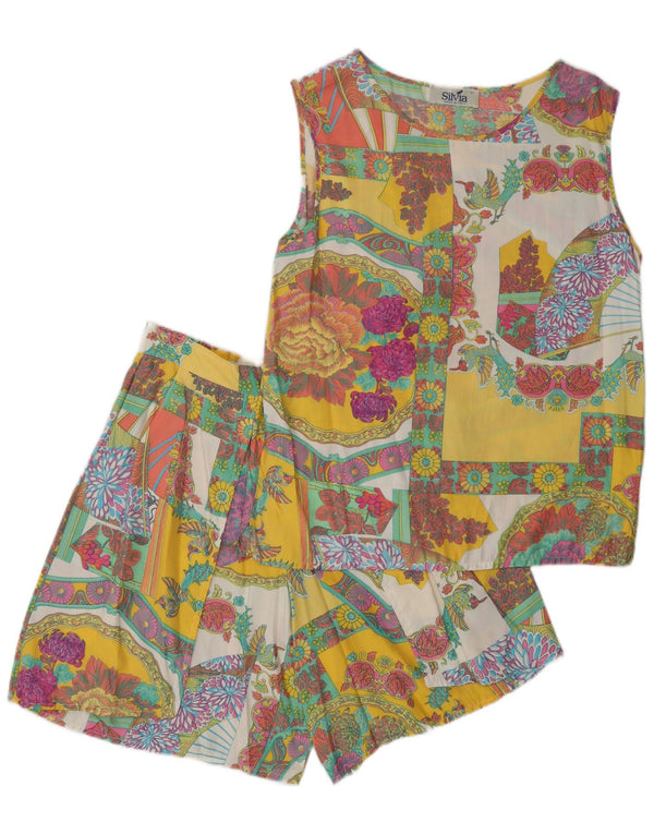 Conjunto Silvia Meninas Sem Mangas 2 Peças 12-13 Anos Multicolorido Floral