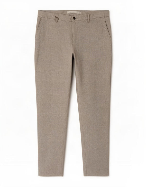 Calça Chino Reta Masculina Zara EU 42 Grande W32 L30 Cinza