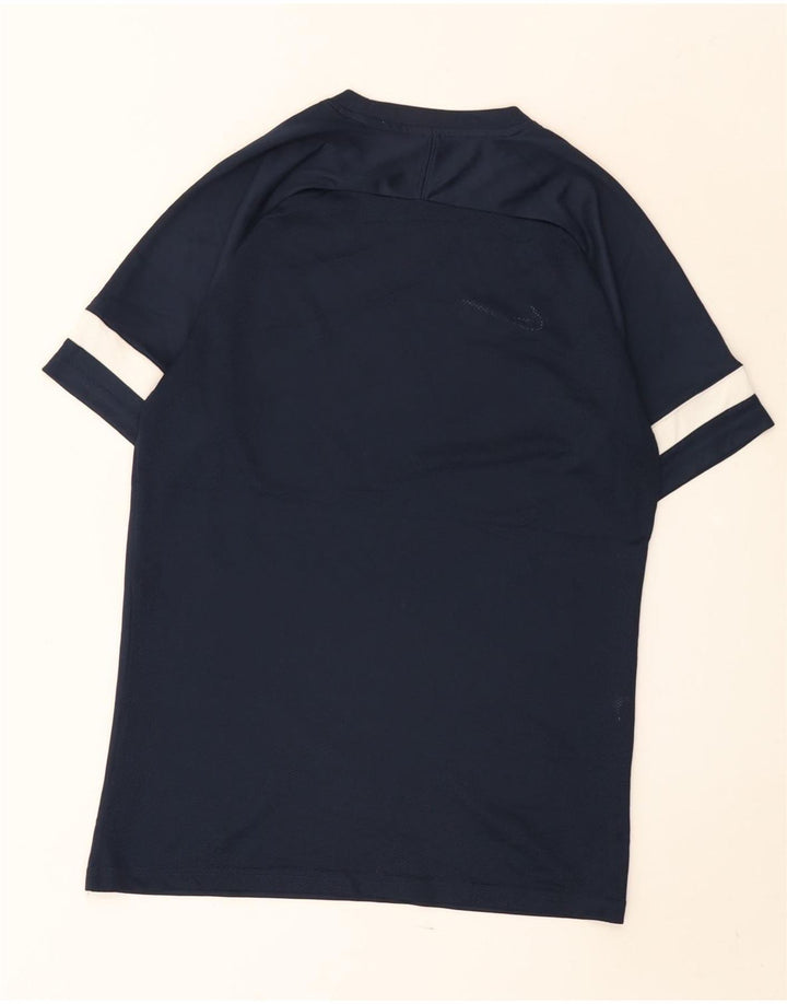 Camiseta masculina Nike Dri Fit Top médio azul marinho Colourblock