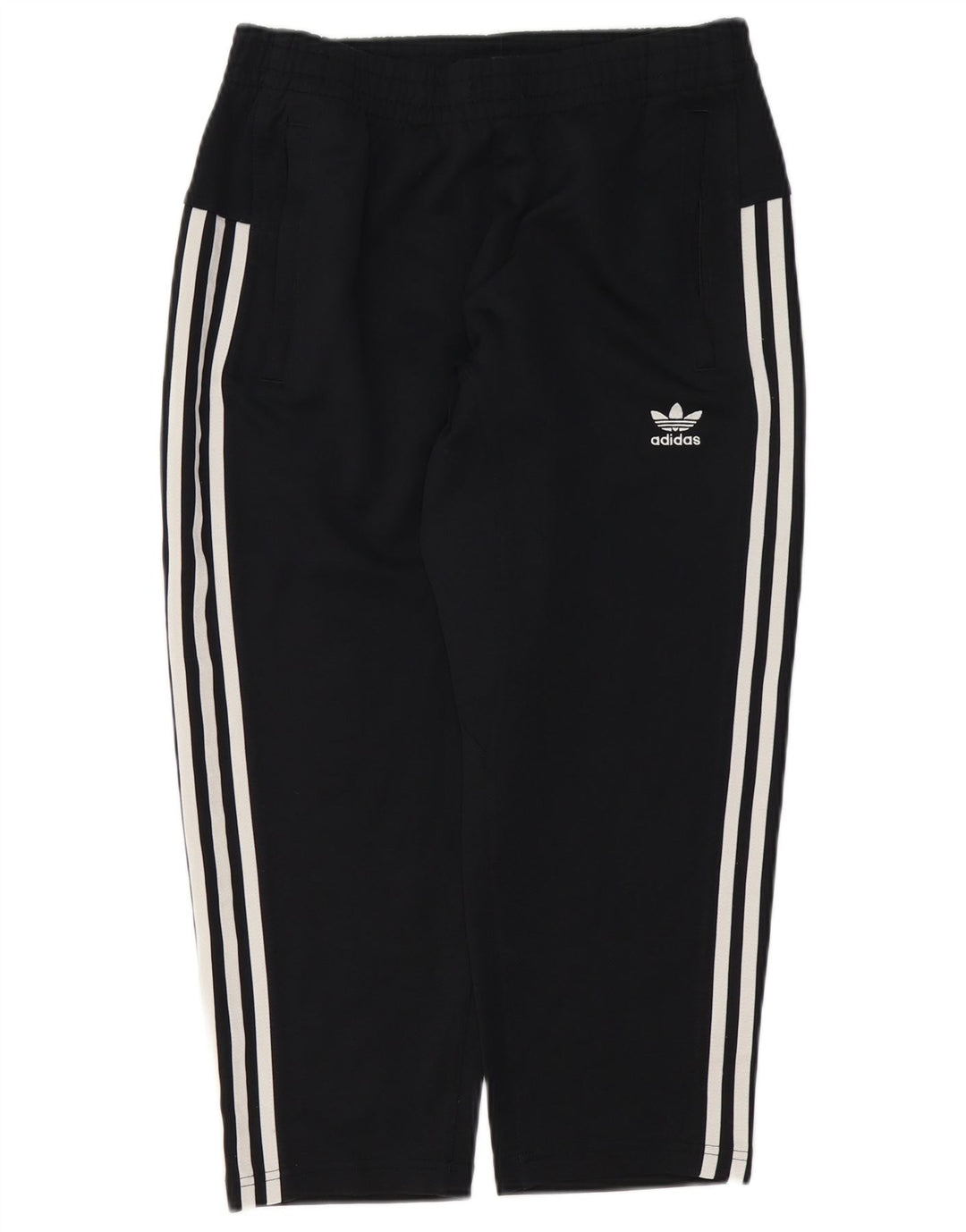 Calça Adidas Masculina Crop Treino Pequeno Poliéster Preto