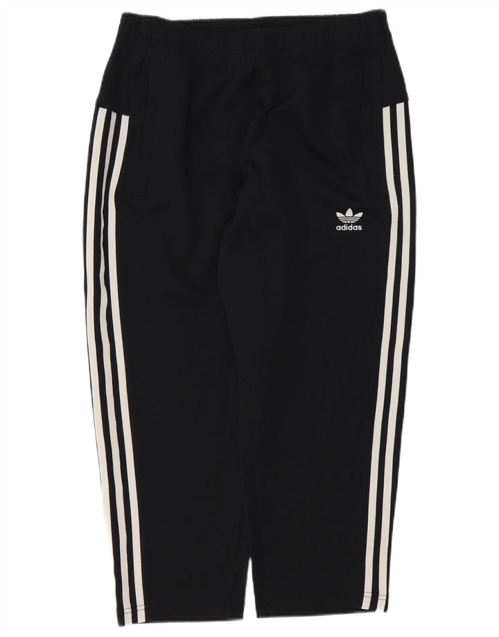 Calça Adidas Masculina Crop Treino Pequeno Poliéster Preto