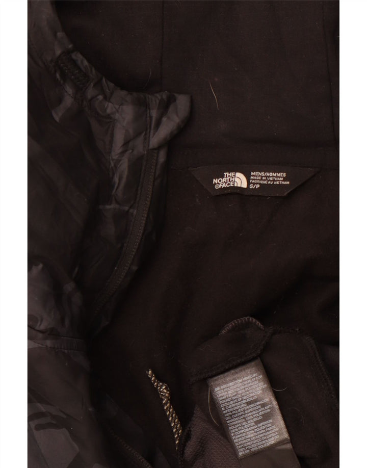 THE NORTH FACE Suéter masculino com capuz e zíper gráfico pequeno preto esportivo