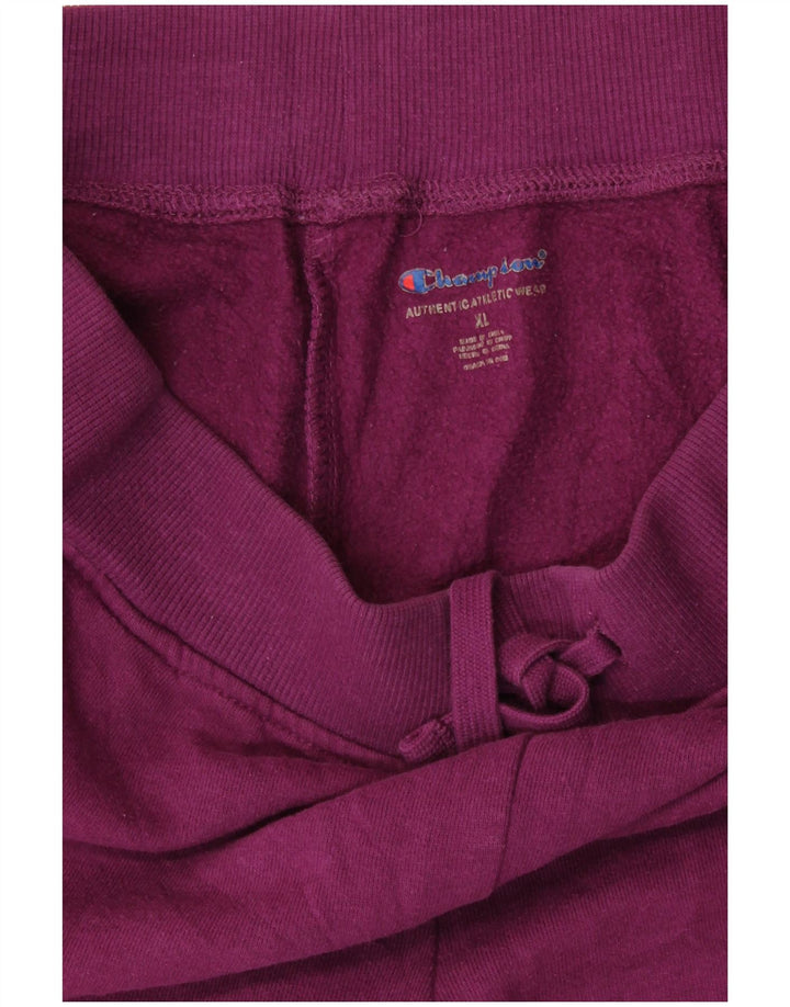 Calça esportiva feminina CHAMPION Joggers Reino Unido 18 XL algodão roxo