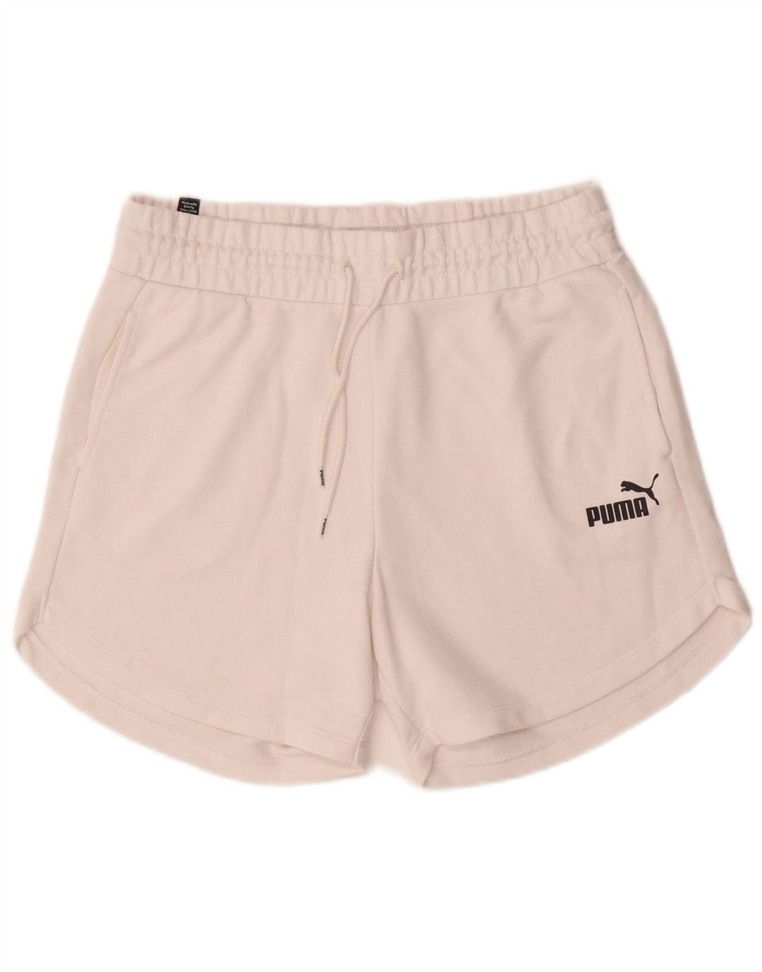 Shorts esportivos femininos Puma UK 14 médio branco