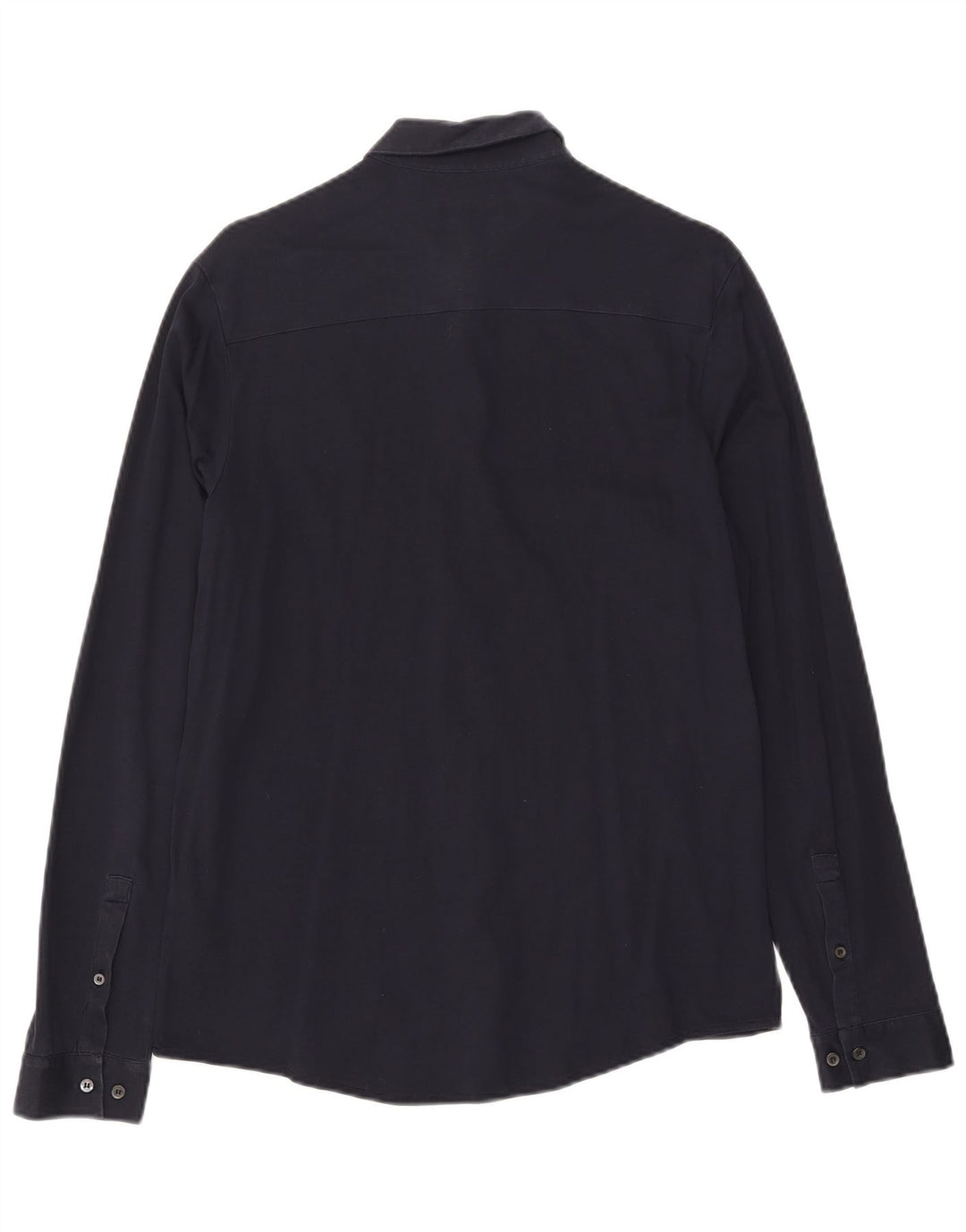 Cos Camisa masculina média algodão azul marinho