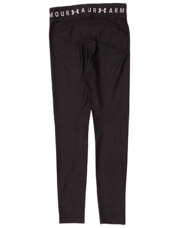 Under Armour Womens Heat Gear Graphic Leggings Reino Unido 12 Médio Preto