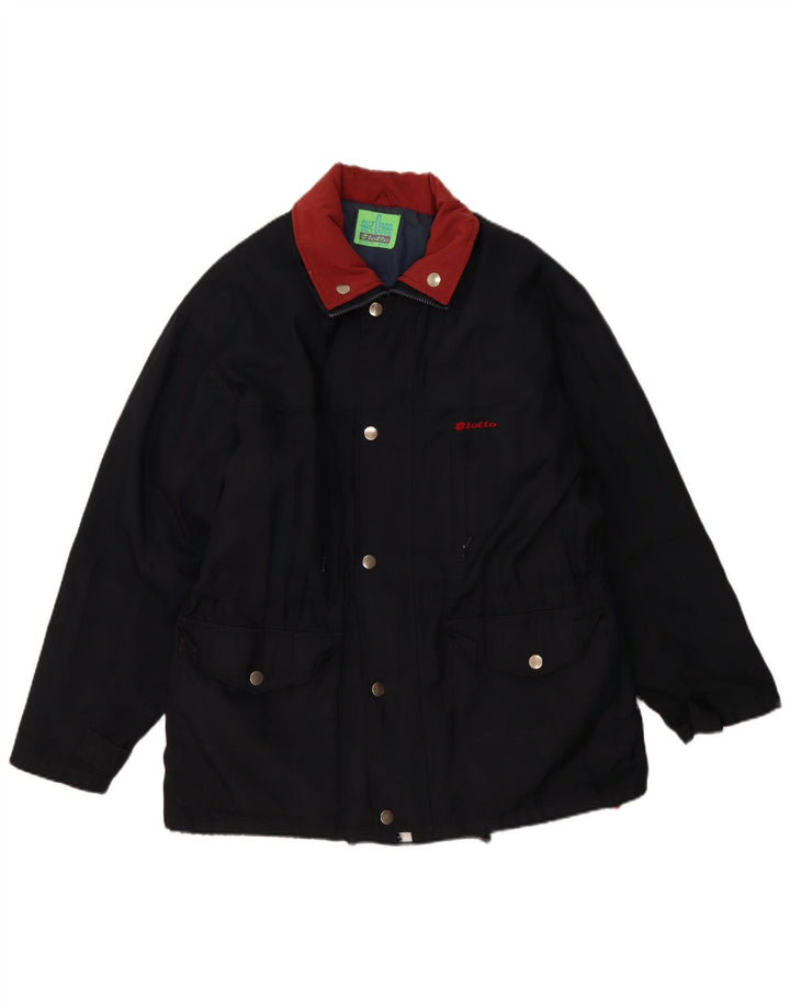 Jaqueta utilitária masculina Lotto UK 42 XL azul marinho