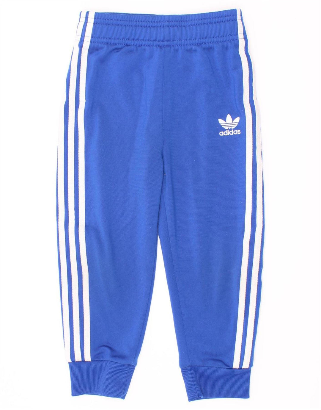 Adidas meninos calças de treino joggers 2-3 anos azul poliéster