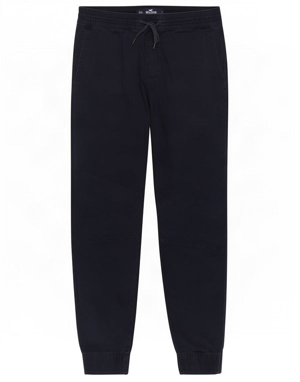 Hollister Mens Joggers Calças Pequenas W29 L29 Algodão Azul Marinho