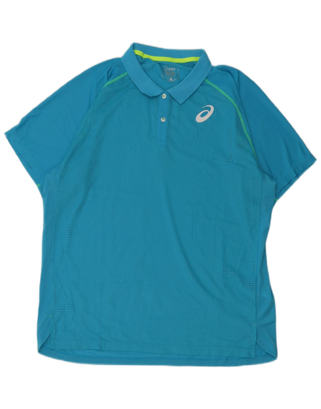 Camisa polo masculina Asics XL azul poliéster