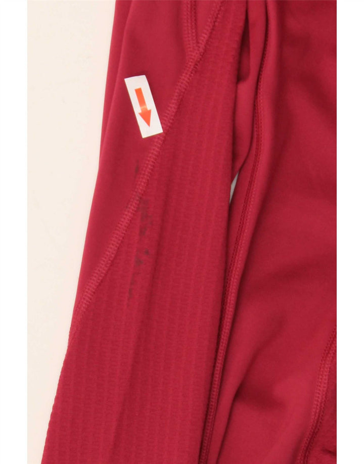 Leggings Reebok Mulher UK 4 XS Poliéster Vermelho