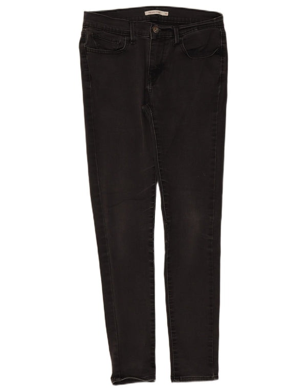Calça jeans feminina Levi's 710 Super Skinny W30 L30 algodão preto