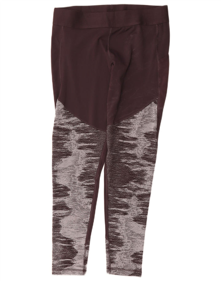 Leggings Adidas Aeroready Feminino UK 16/18 Grande Marrom Poliéster