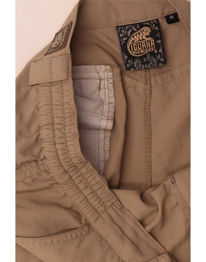 Calça cargo reta masculina Iguana poliamida bege médio