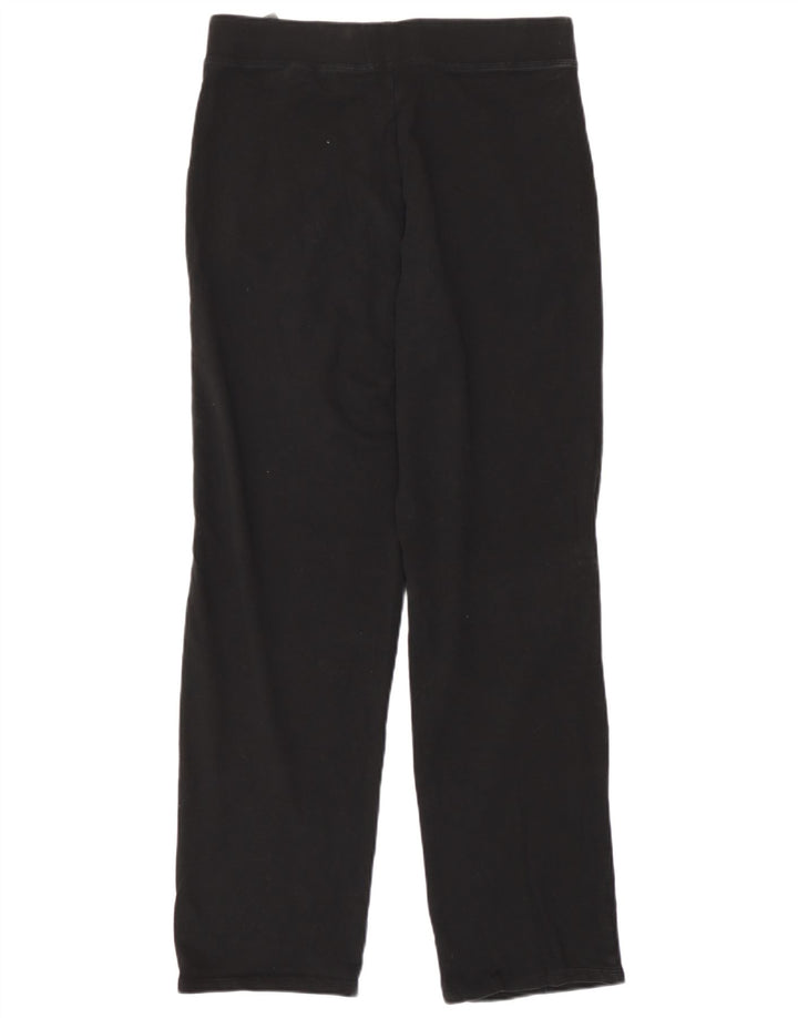 Calça de treino feminina Marks & Spencer Reino Unido 10 pequeno algodão preto