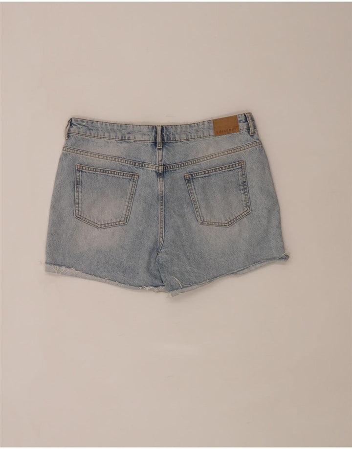 Shorts jeans feminino Superdry W32 grande algodão azul