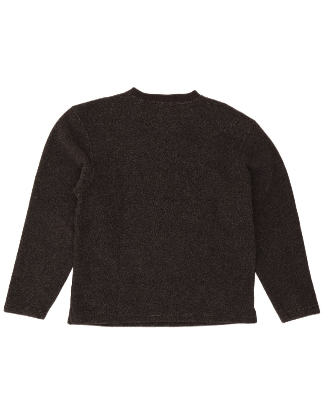 Suéter masculino INFINITY com gola canoa em poliéster cinza médio