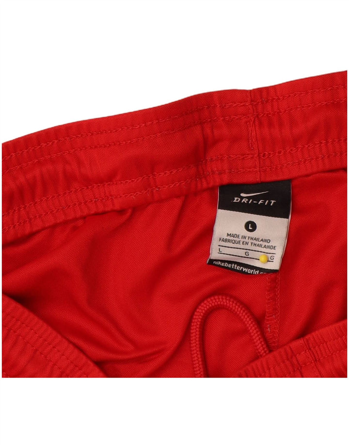 Nike Mens Dri Fit Sport Shorts Grande Poliéster Vermelho