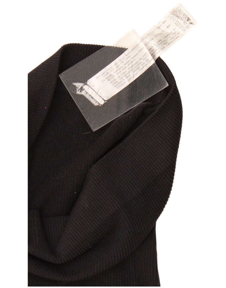 Saia maxi feminina Zara pequena W26 nylon preto