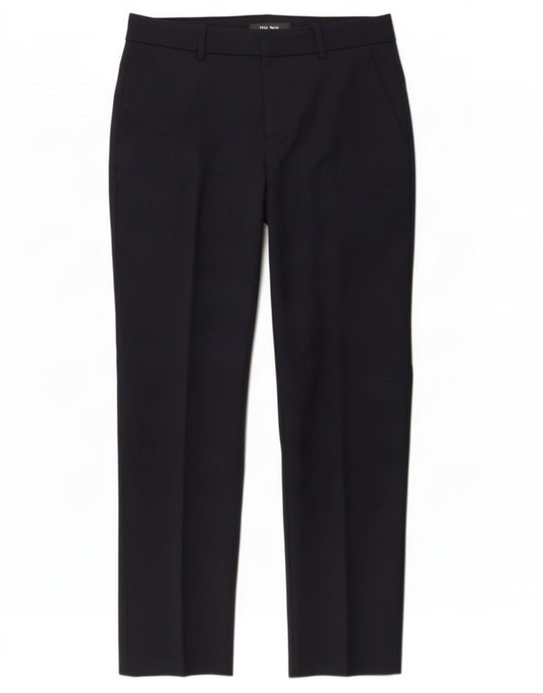 Zara Calça Chino Feminina Slim Pequena W26 L27 Azul Marinho
