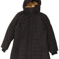 Casaco acolchoado com capuz feminino Alpenblitz UK 22 2XL poliéster preto