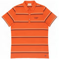 Camisa polo masculina Lotto grande listrada laranja