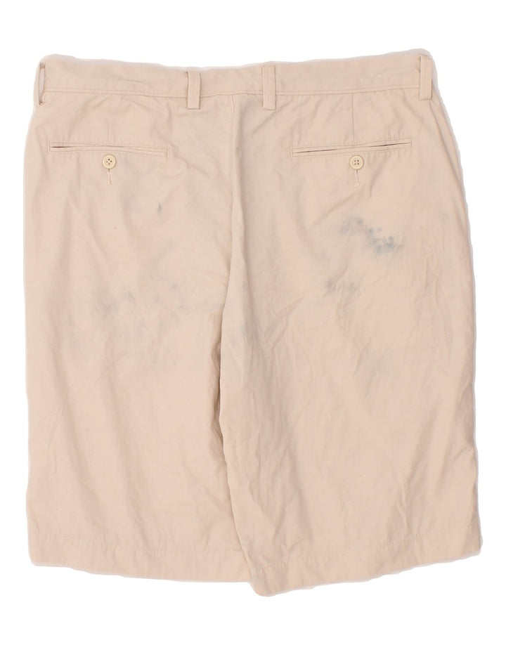 J. CREW Mens Chino Shorts W34 Large  Beige Cotton Vintage J. Crew and Second-Hand J. Crew from Messina Hembry 
