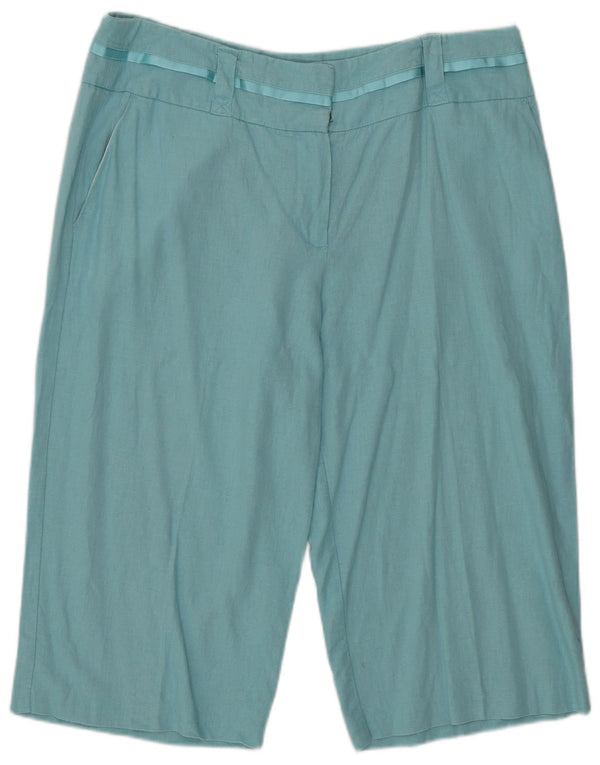 Bermuda Chino Feminina Marks & Spencer Reino Unido 16 Grande W34 Turquesa