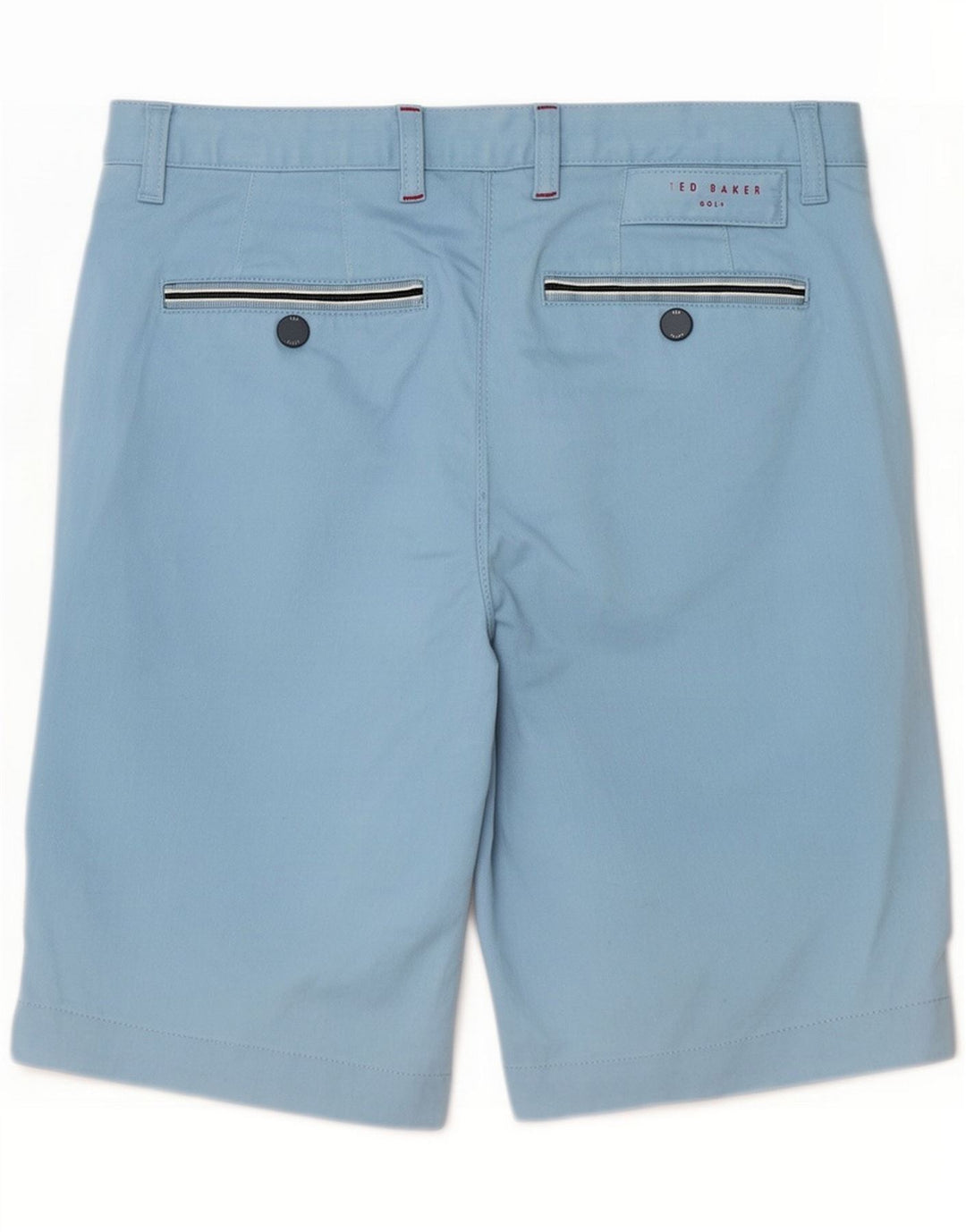 Ted Baker Mens Chino Shorts Pequeno W30 Azul Lyocell