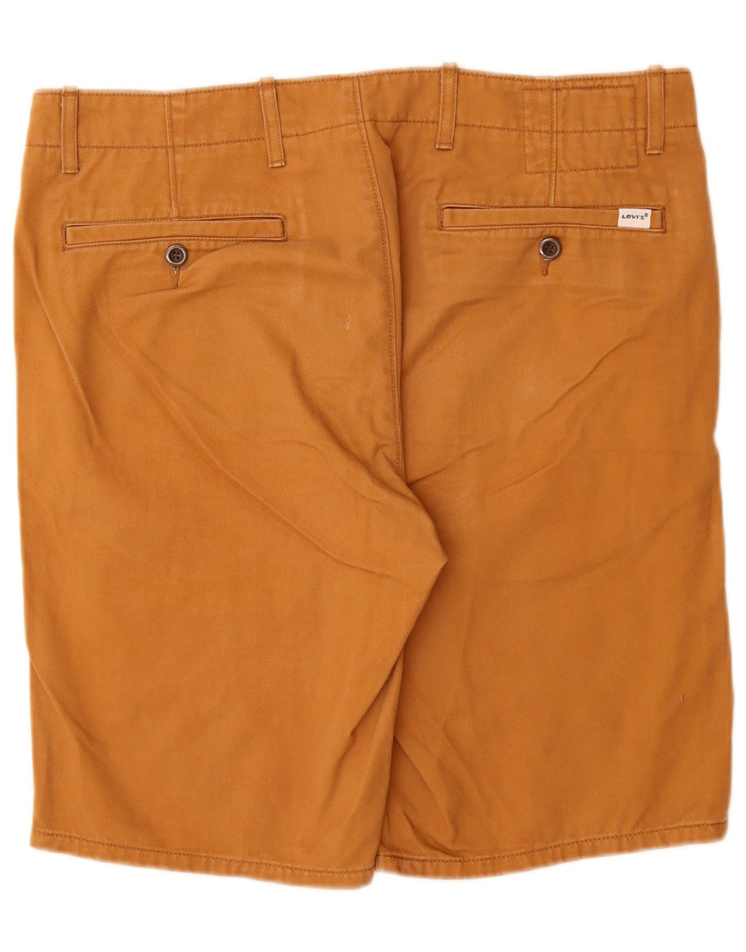LEVI'S Mens Chino Shorts W34 Grande Algodão Marrom