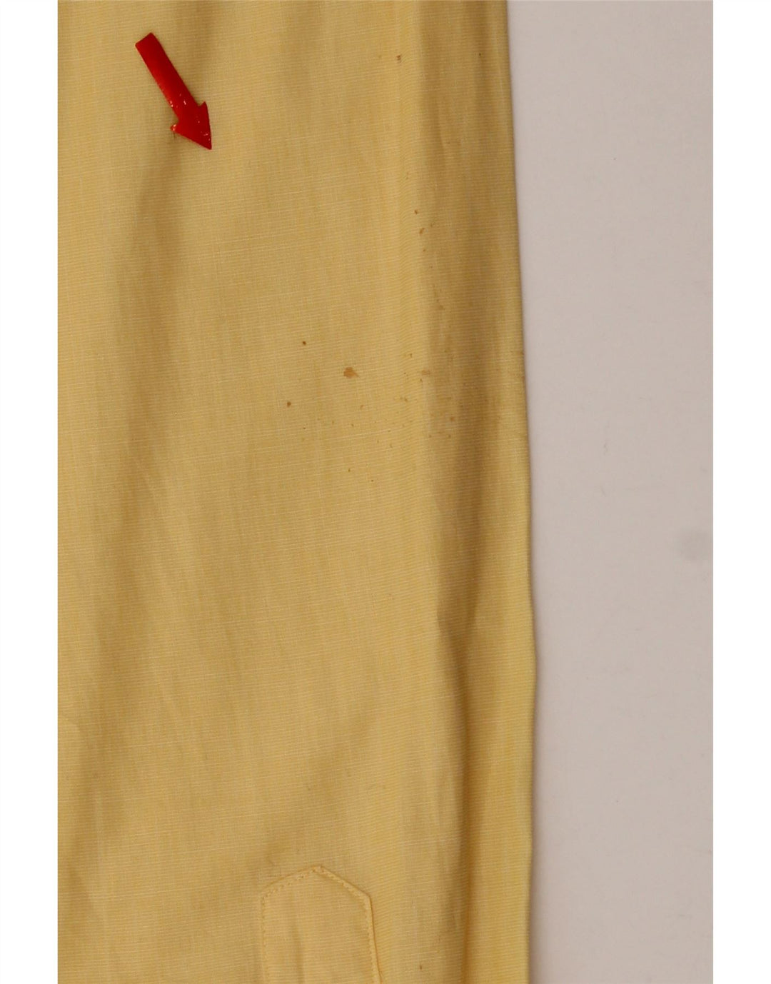 Camisa masculina Pierre Cardin tamanho 41 grande algodão amarelo