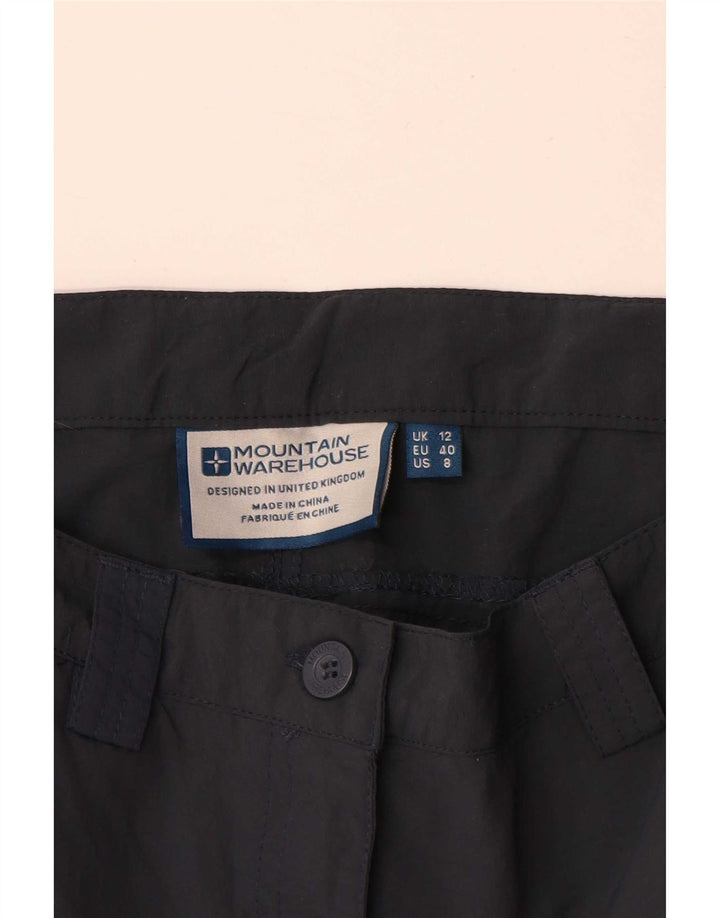 Mountain Warehouse Womens Cargo Shorts UK 12 Médio W30 Azul marinho