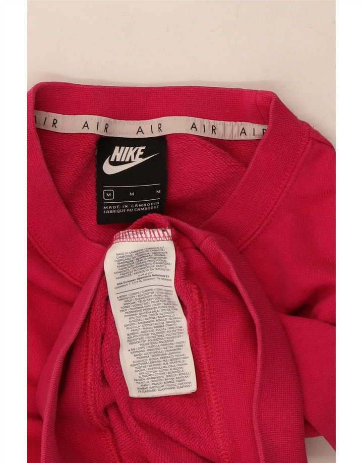 Moletom Nike Feminino Crop Graphic Jumper UK 14 Médio Algodão Rosa