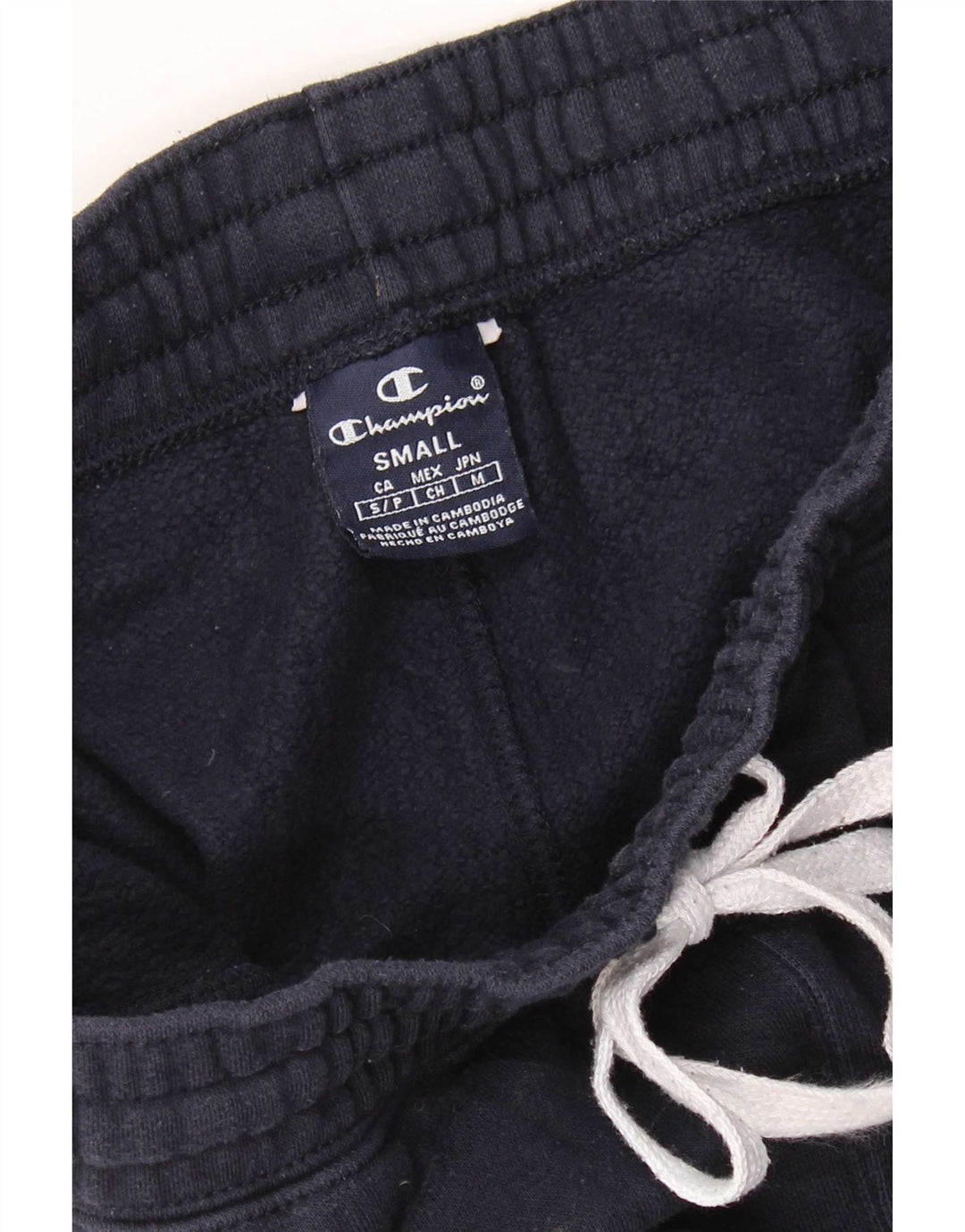Calça esportiva masculina Champion Joggers pequena azul marinho
