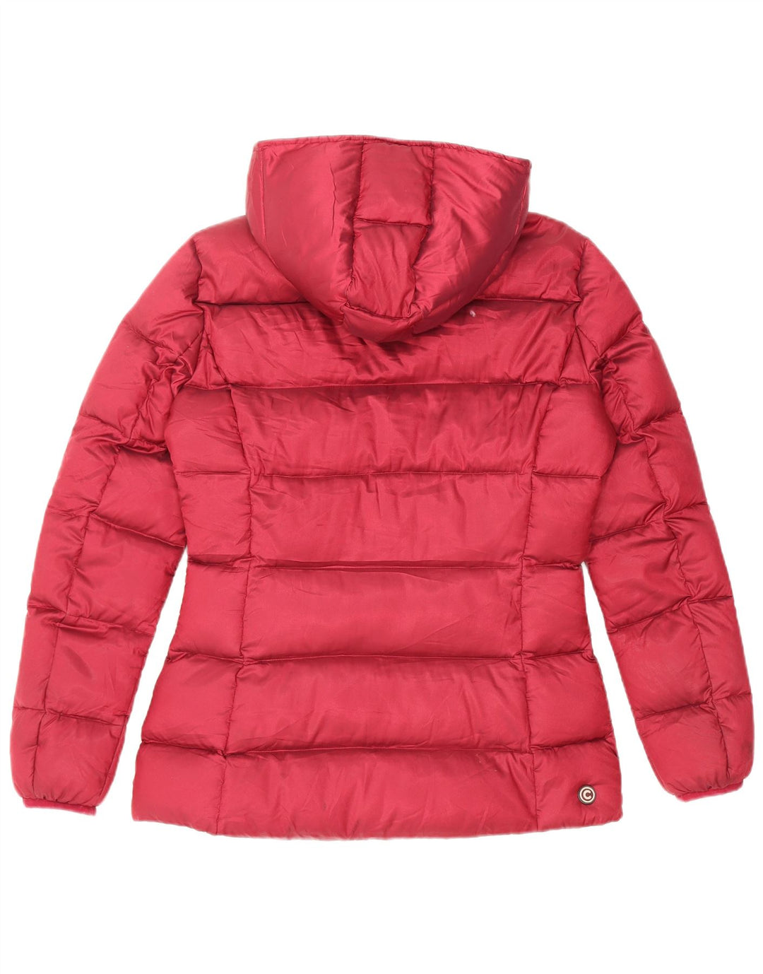 Jaqueta acolchoada com capuz feminina Colmar IT 46 grande poliéster vermelho