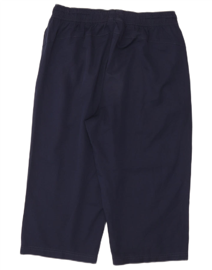 Shorts esportivos masculinos Puma Bermuda grande poliéster azul marinho