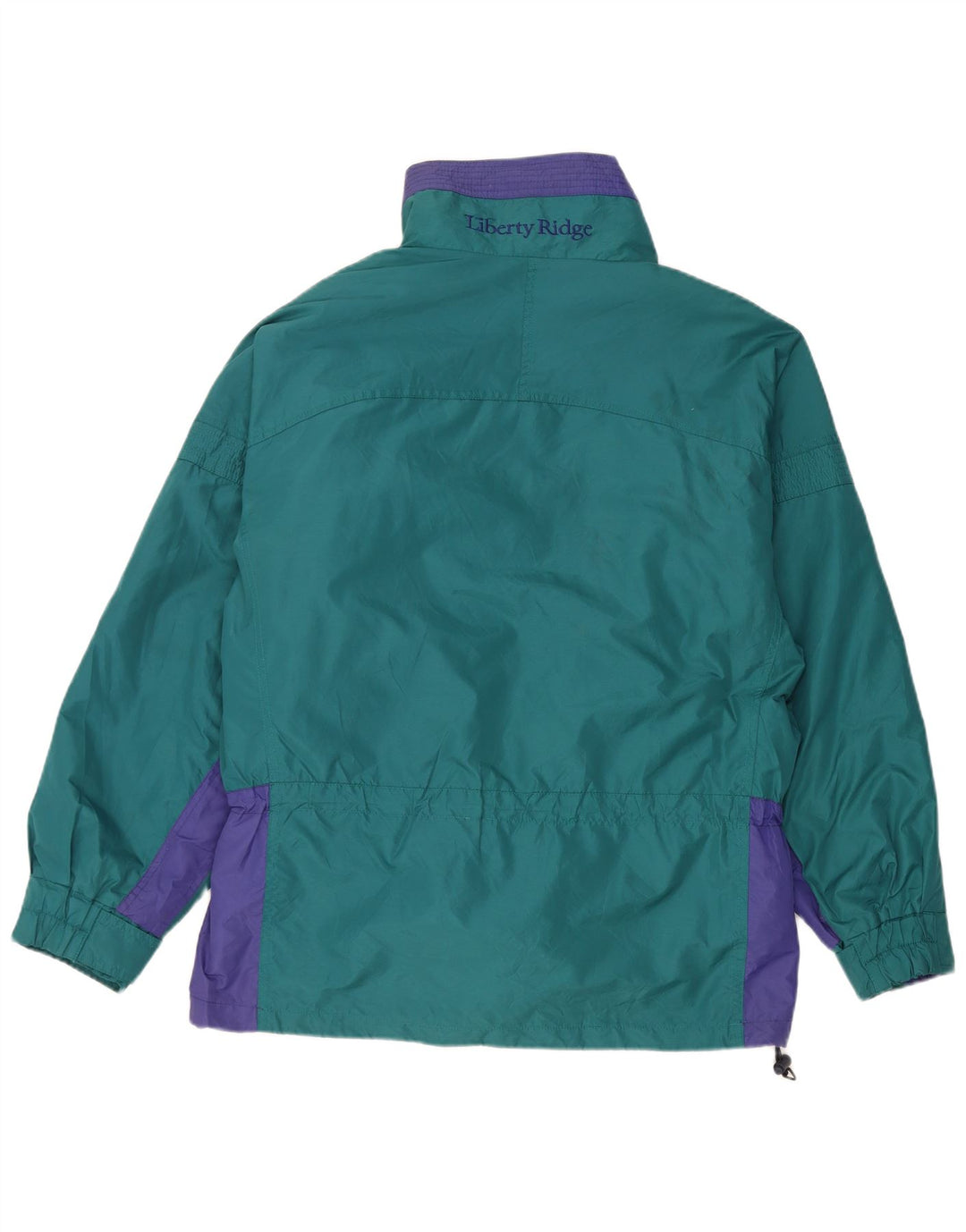 Jaqueta feminina oversized reversível Columbia UK 14 verde médio colorblock