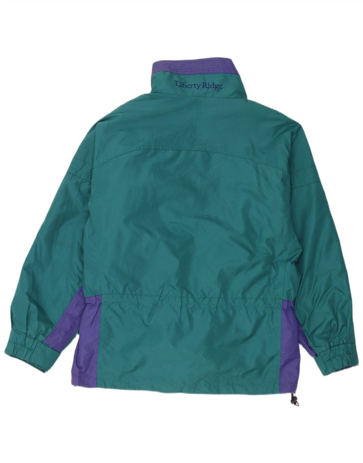 Jaqueta feminina oversized reversível Columbia UK 14 verde médio colorblock