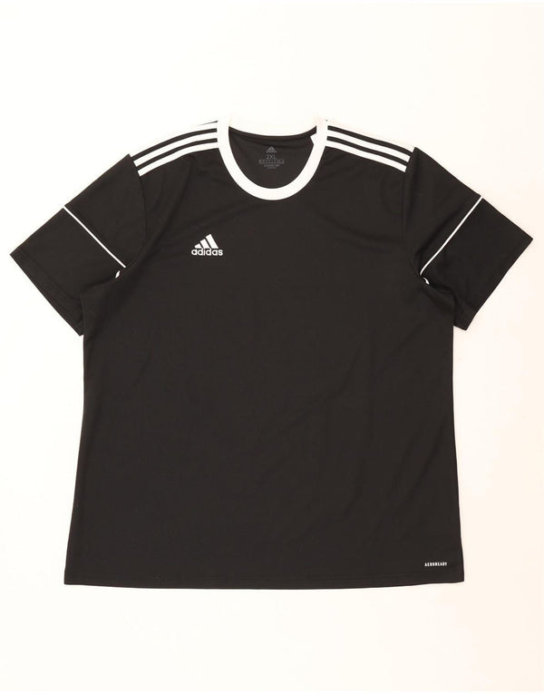 Adidas Mens Aeroready Camiseta Top 2XL Poliéster Preto