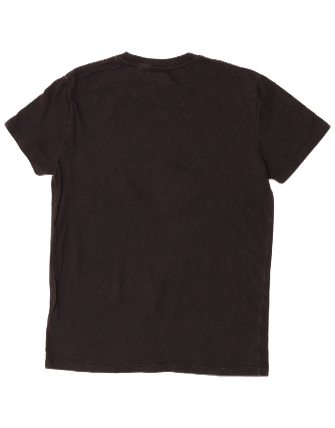 Camiseta gráfica masculina Superdry Top médio algodão preto