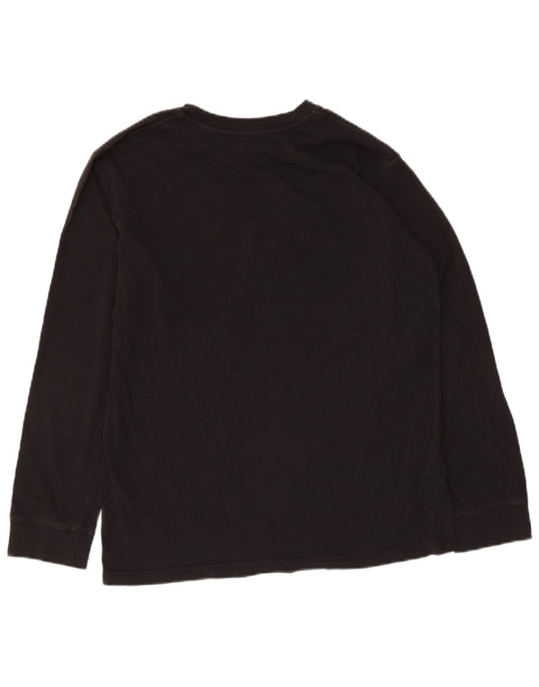 Vans Meninos Classic Fit Graphic Top Manga Comprida 14-15 Anos XL Preto Algodão