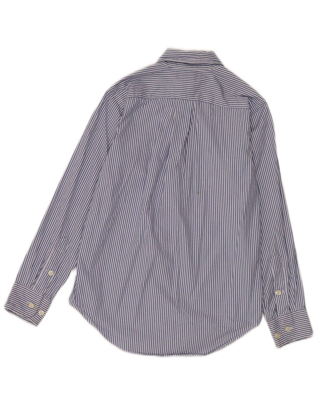 Ralph Lauren Camisa masculina 7-8 anos algodão listrado azul