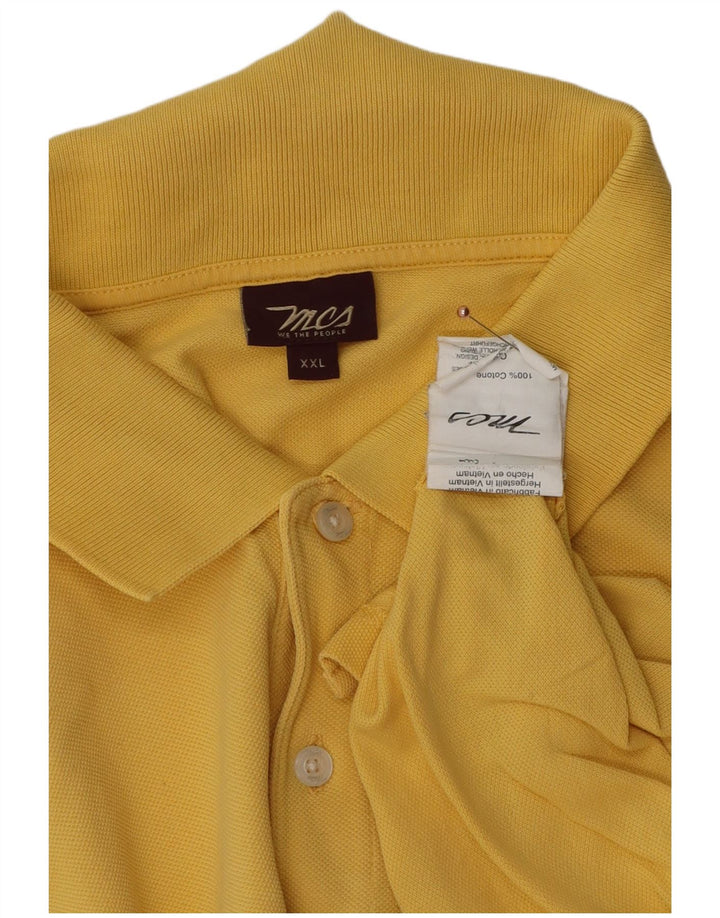 Camisa polo masculina Marlboro Classics 2XL algodão amarelo