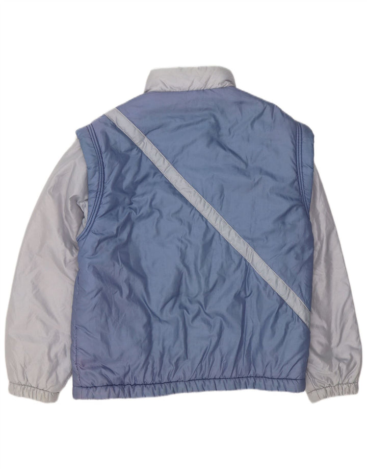 Jaqueta corta-vento masculina Brugi IT 52 XL azul colorblock poliéster