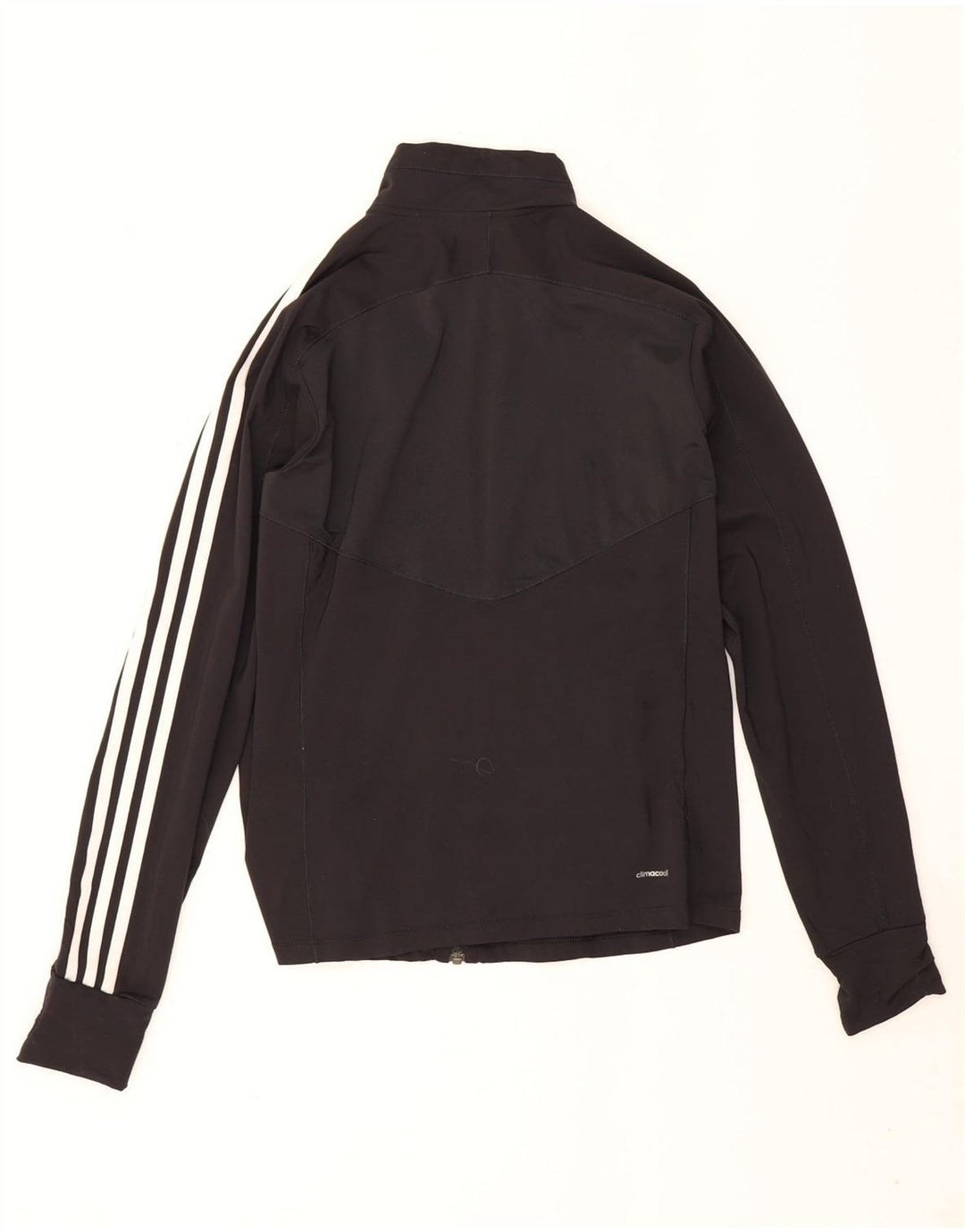 Adidas Womens Climacool Tracksuit Top Jacket UK 8/10 Pequeno Preto Nylon
