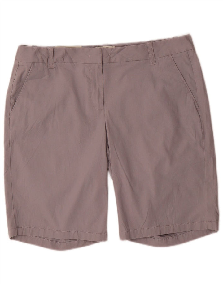 J. CREW Bermuda feminina City Fit EUA 8 médio W32 algodão cinza