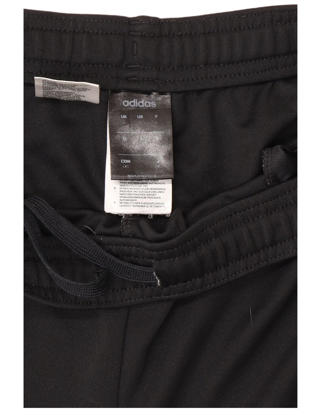 Adidas Mens Treino Calças Joggers Grande Poliéster Preto