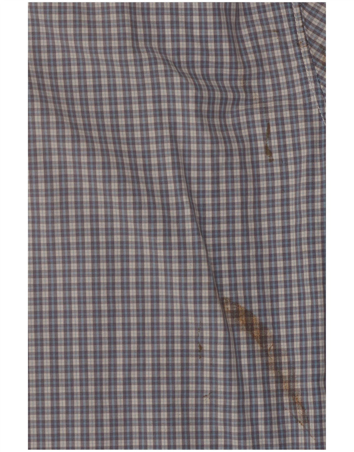 Camisa masculina de manga curta Slim Fit da Levi's XL azul guingão