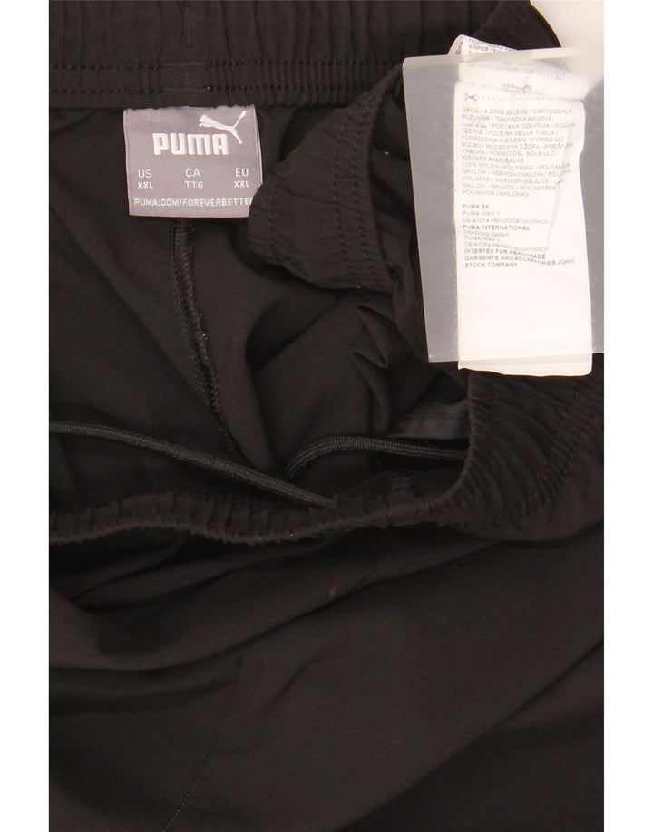 Calça de treino masculina Puma 2XL preto nylon
