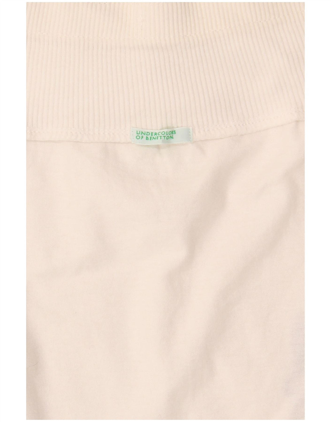 Mini saia de tênis feminina BENETTON UK 12 médio branco floral